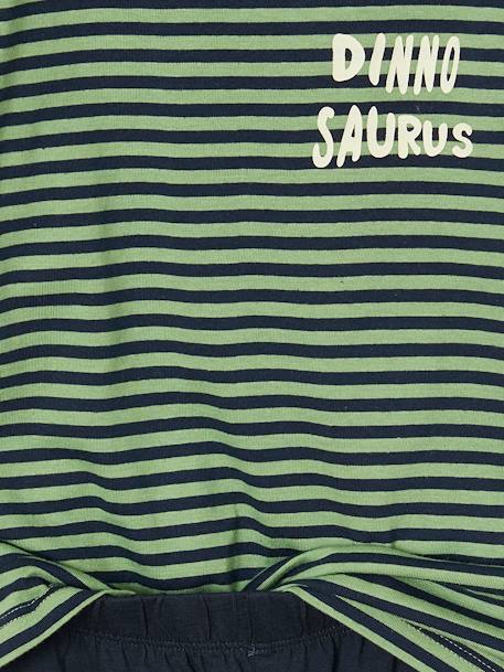 Lot pyjama + pyjashort garçon dinosaure vert 9 - vertbaudet enfant 