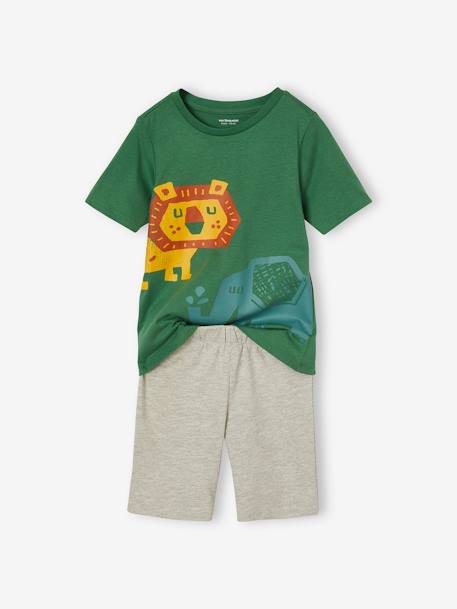 Lot de 2 pyjashorts garçon savane bleu pétrole 4 - vertbaudet enfant 