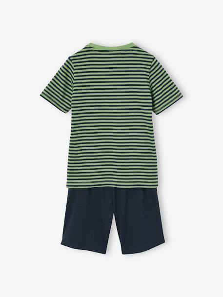 Lot pyjama + pyjashort garçon dinosaure vert 11 - vertbaudet enfant 