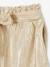Short lamé effet plissé cérémonie fille or 4 - vertbaudet enfant 