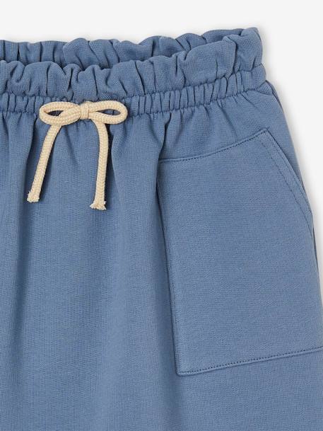 Jupe en molleton fille bleu chambray+rayé vert+rouge 3 - vertbaudet enfant 