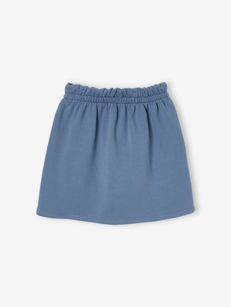 Jupe en molleton fille bleu chambray+rayé vert+rouge 2 - vertbaudet enfant 