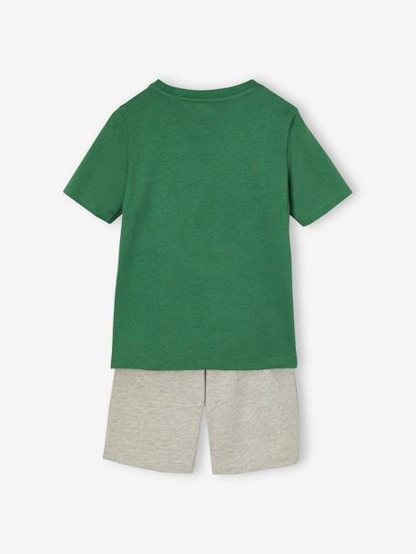 Lot de 2 pyjashorts garçon savane bleu pétrole 11 - vertbaudet enfant 