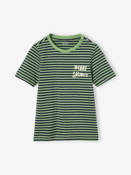 Lot pyjama + pyjashort garçon dinosaure vert 6 - vertbaudet enfant 