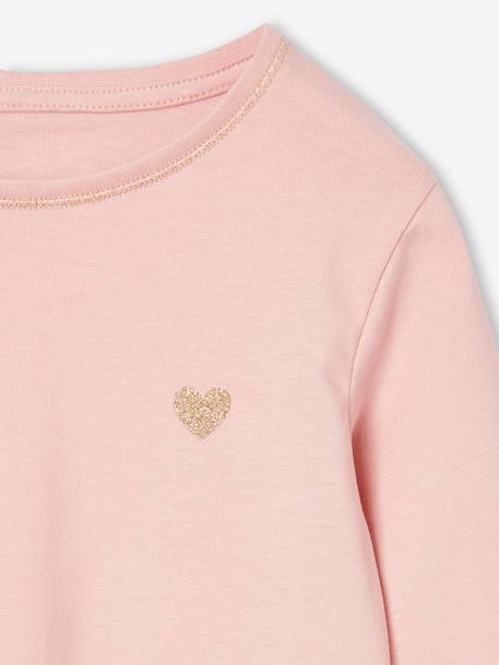 T-shirt fille blanc 100% coton 3-4 ans TEX à Prix Carrefour