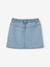 Jupe en jean fille bleu clair+bleu moyen+denim brut 2 - vertbaudet enfant 