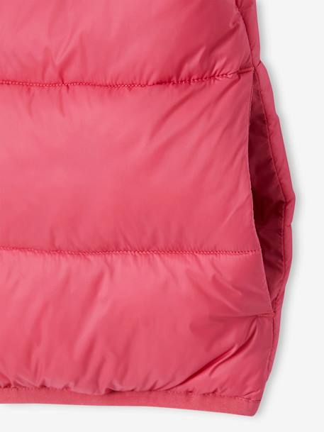 Doudoune fille légère sans manches rose+vert sauge 5 - vertbaudet enfant 