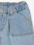 Jupe en jean fille bleu clair+bleu moyen+denim brut 3 - vertbaudet enfant 