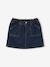 Jupe en jean fille bleu clair+bleu moyen+denim brut 9 - vertbaudet enfant 