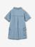 Robe en jean fille bleu clair 3 - vertbaudet enfant 