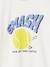 T-shirt sport motif tennis garçon blanc 4 - vertbaudet enfant 