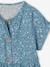 Robe à fleurs boutonnée fille bleu ciel+blush+écru 3 - vertbaudet enfant 