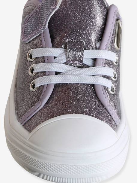 Basket lacets élastiqués et scratchées enfant collection maternelle lilas 6 - vertbaudet enfant 