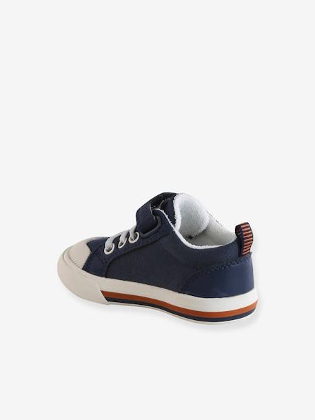 Baskets lacets élastiqués et scratchées bébé marine 3 - vertbaudet enfant 