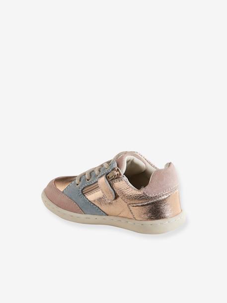 Baskets bébé fille cuir souple zippées multicolore 3 - vertbaudet enfant 
