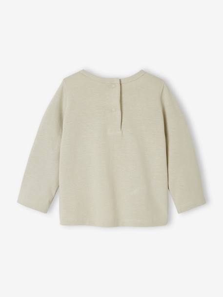 T-shirt bébé parrain. / marraine pressionné dos vert de gris 4 - vertbaudet enfant 