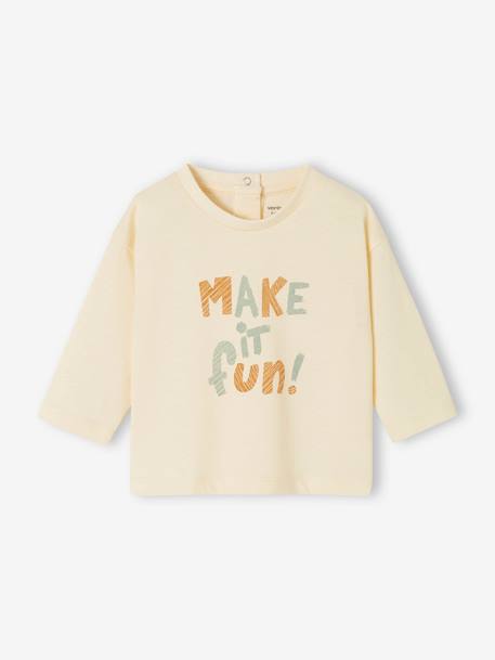 Lot 3 T-shirts Basics bébé caramel 2 - vertbaudet enfant 