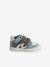 Baskets bébé garçon en cuir à scratchs bleu grisé+écru 2 - vertbaudet enfant 