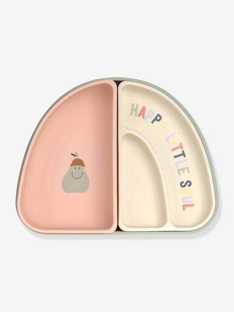 Set de vaisselle Happy Fruits en silicone LÄSSIG bleu+blush 11 - vertbaudet enfant 