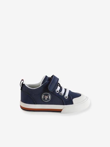 Baskets lacets élastiqués et scratchées bébé marine 2 - vertbaudet enfant 