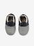 Chaussons élastiqués bicolores en cuir souple bébé rayé bleu 2 - vertbaudet enfant 