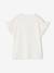 T-shirt fille motif fantaisie manches courtes volantées anthracite+blanc+jaune pâle+marine+rose pâle 5 - vertbaudet enfant 