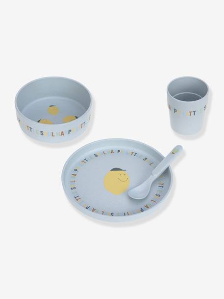 Coffret repas 4 pièces LÄSSIG bleu glacier+bleu jean+blush+Garden Explorer+Happy Rascals Cœur+Happy Rascals Smile+Little Forest, lapin+Little Forest, renard+Little Mateys orange épicée+Little Water baleine+rose poudré 2 - vertbaudet enfant 
