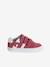 Baskets scratchées cuir enfant blanc+framboise 7 - vertbaudet enfant 