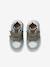 Baskets bébé garçon en cuir à scratchs bleu grisé+écru 4 - vertbaudet enfant 