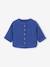 Chemise bébé col mao en gaze de coton personnalisable bleu électrique+écru+vert foncé 1 - vertbaudet enfant 