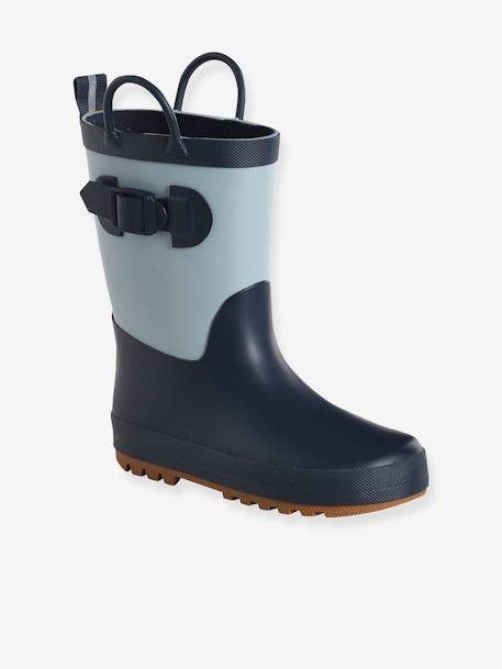 Bottes de pluie enfant collection maternelle lot bleu+vert imprimé 1 - vertbaudet enfant 