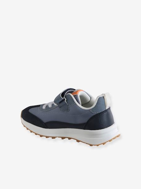 Baskets enfant garçon synthétique à scratchs bleu imprimé+lot beige+lot bleu 16 - vertbaudet enfant 