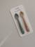 Lot de 2 cuillères 1er âge en silicone beige + rose blush+beige + vert 4 - vertbaudet enfant 