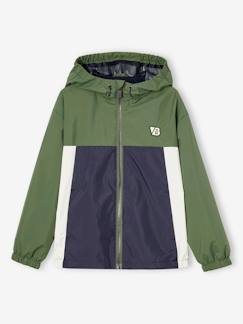 Blouson garçon coupe-vent colorblock   - vertbaudet enfant