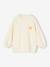 Ensemble robe-sweat motifs fleurs + corsaire fille écru 3 - vertbaudet enfant 