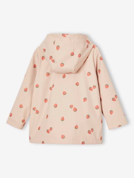 Ciré fille à capuche imprimé marine+multicolore+rose pâle+vanille+vert+vert de gris 15 - vertbaudet enfant 