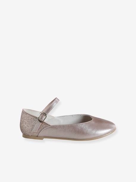 Ballerines pailletées enfant collection maternelle or 2 - vertbaudet enfant 