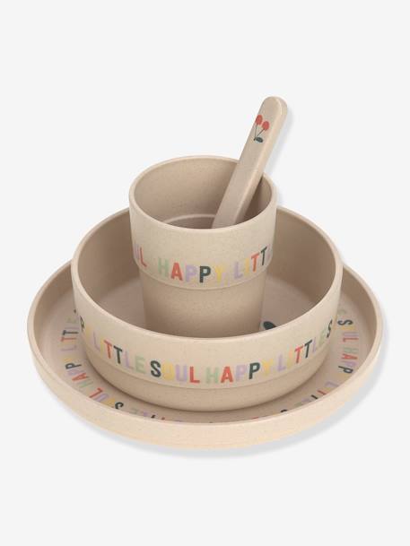 Coffret repas 4 pièces LÄSSIG bleu glacier+bleu jean+blush+Garden Explorer+Happy Rascals Cœur+Happy Rascals Smile+Little Forest, lapin+Little Forest, renard+Little Mateys orange épicée+Little Water baleine+rose poudré 10 - vertbaudet enfant 