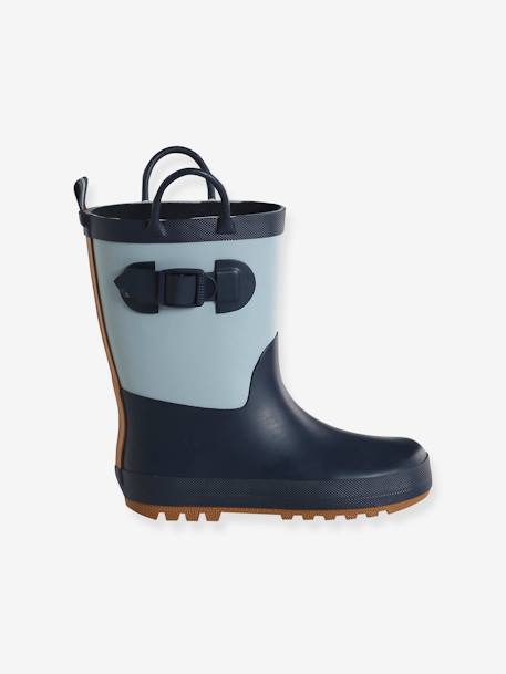 Bottes de pluie enfant collection maternelle lot bleu+vert imprimé 2 - vertbaudet enfant 