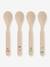 Lot de 4 cuillères LÄSSIG blush+vert 1 - vertbaudet enfant 