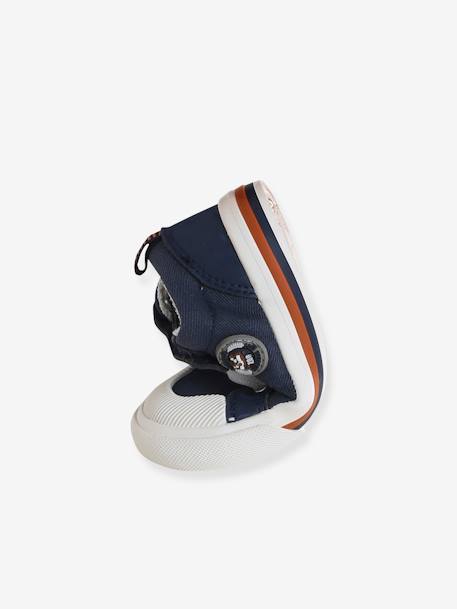 Baskets lacets élastiqués et scratchées bébé marine 7 - vertbaudet enfant 