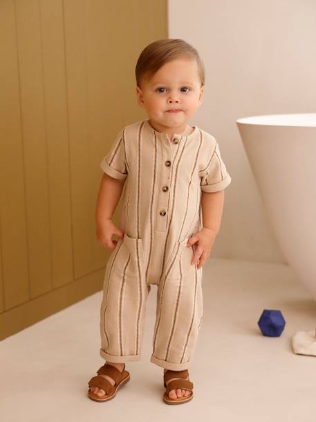 Sandales scratchées cuir bébé camel 8 - vertbaudet enfant 