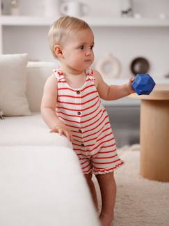 Combishort bébé fille jersey effet tricot   - vertbaudet enfant