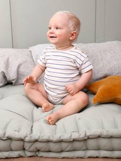 -Ensemble naissance nid d'abeille tee-shirt et short