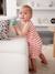 Combishort bébé fille jersey effet tricot rayé rouge 7 - vertbaudet enfant 