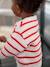 Gilet maille ajourée bébé rayé rouge 2 - vertbaudet enfant 