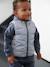 Doudoune bébé garçon sans manches réversible bleu grisé 9 - vertbaudet enfant 