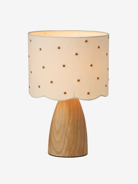 Lampe de chevet pois brodés écru 4 - vertbaudet enfant 