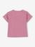 T-Shirt 'Happy Youpi' bébé manches courtes en coton bio violet 4 - vertbaudet enfant 
