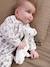 Coffret naissance pyjama bébé et doudou en velours écru 1 - vertbaudet enfant 